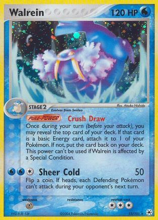 Walrein 015  - Holofoil Hidden Legends - Holo Rare