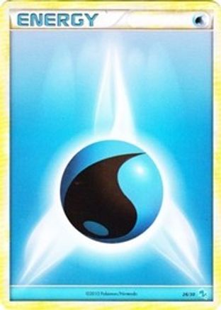 Water Energy (#4) 004  HGSS Trainer Kit Gyarados & Raichu - Common