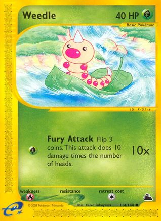 Weedle (114) 114  Skyridge - Common