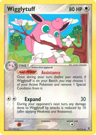 Wigglytuff 052  - Reverse Holofoil FireRed & LeafGreen - Uncommon