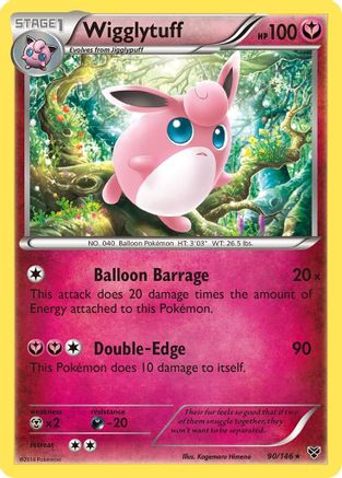 Wigglytuff (90) 090  XY Base Set - Rare