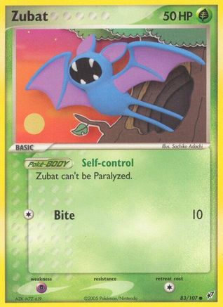 Zubat 083  Deoxys - Common
