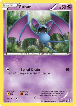 Zubat (52) 052  Plasma Storm - Common