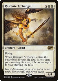 Resolute Archangel (28) [Magic 2015 (M15)]