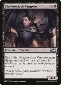 Shadowcloak Vampire (113) [Magic 2015 (M15)]