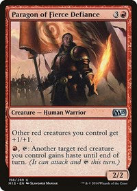 Paragon of Fierce Defiance (158) [Magic 2015 (M15)]