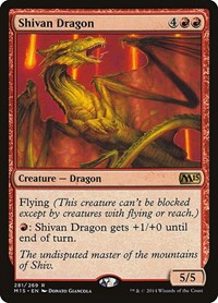 Shivan Dragon (281) [Magic 2015 (M15)]