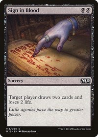 Sign in Blood (114) [Magic 2015 (M15)]
