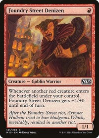 Foundry Street Denizen (141) [Magic 2015 (M15)]