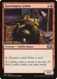 Rummaging Goblin (159) [Magic 2015 (M15)]
