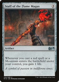 Staff of the Flame Magus (233) [Magic 2015 (M15)]