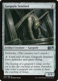 Gargoyle Sentinel (216) [Magic 2015 (M15)]