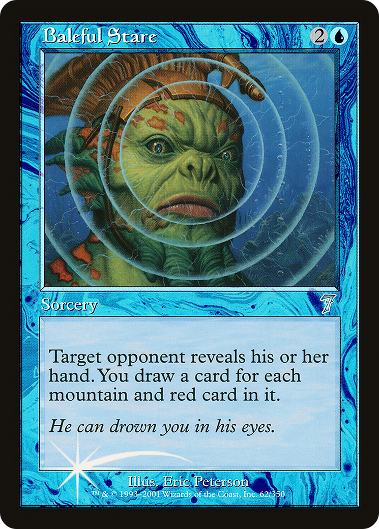 Baleful Stare (7ED-62★) - 7th Edition Foil
