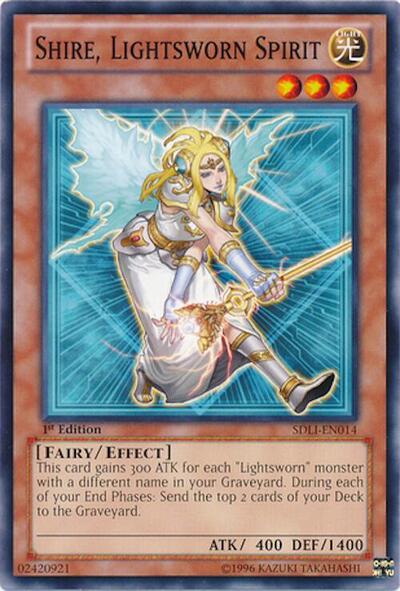 Shire, Lightsworn Spirit (SDLI-EN014) [Structure Deck: Realm of Light]