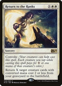 Return to the Ranks (29) [Magic 2015 (M15)]