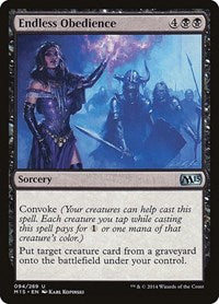 Endless Obedience (94) [Magic 2015 (M15)]