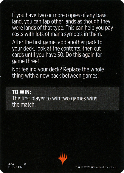 Mini-Master // Mini-Master (cont'd) (MCLB-003) - Commander Legends: Battle for Baldur's Gate Minigames Foil