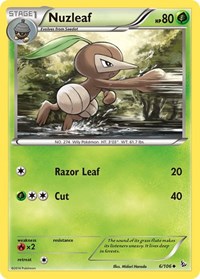 Nuzleaf (6/106) [XY - Flashfire]