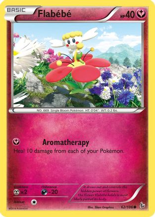 Flabebe (62) 062  XY  Flashfire - Common