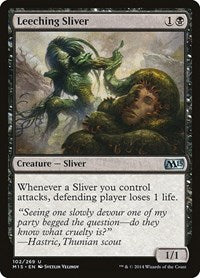 Leeching Sliver (102) [Magic 2015 (M15)]