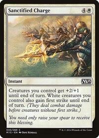 Sanctified Charge (30) [Magic 2015 (M15)]