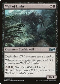 Wall of Limbs (121) [Magic 2015 (M15)]