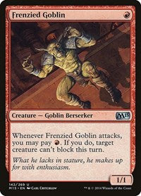 Frenzied Goblin (142) [Magic 2015 (M15)]