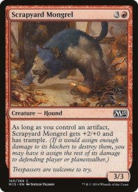 Scrapyard Mongrel (160) [Magic 2015 (M15)]