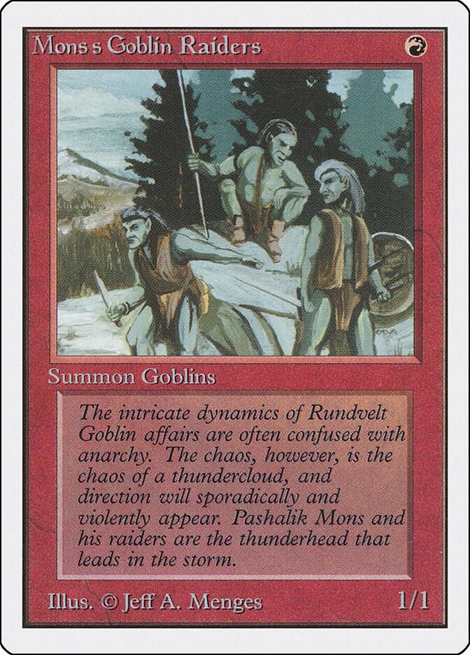 Mons's Goblin Raiders [Unlimited Edition]