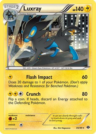 Luxray 046  - Holofoil Next Destinies - Holo Rare