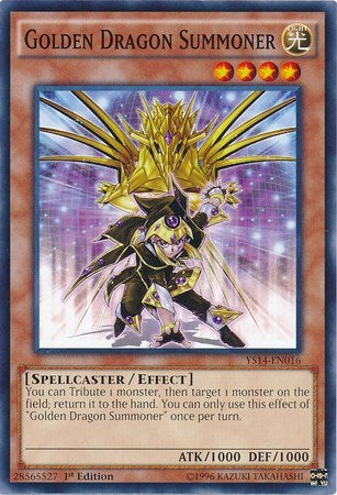 Golden Dragon Summoner (YS14-EN016) [Super Starter: Space-Time Showdown]