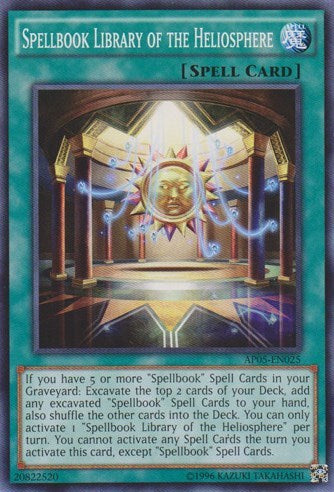 Spellbook Library of the Heliosphere (AP05-EN025) [Astral Pack 5]