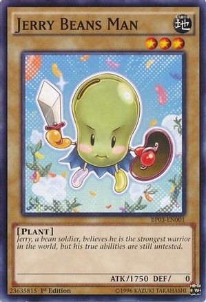Jerry Beans Man (BP03-EN001) - Battle Pack 3: Monster League 1st Edition