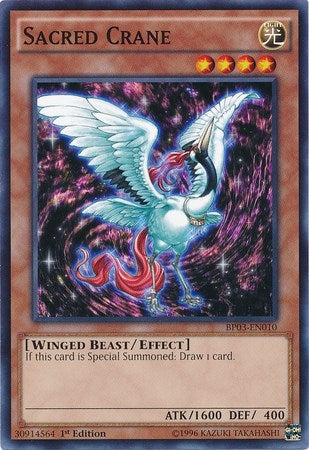 Sacred Crane (BP03-EN010) [Battle Pack 3: Monster League]