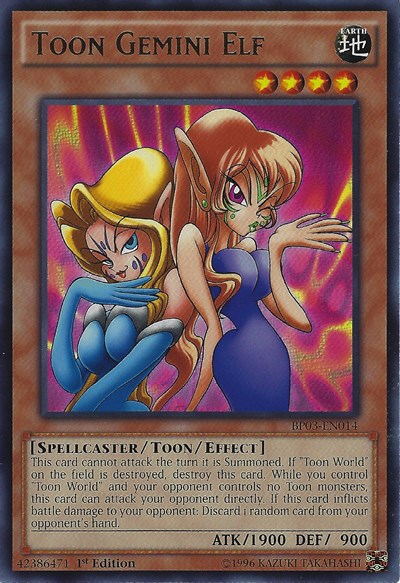 Toon Gemini Elf (BP03-EN014) [Battle Pack 3: Monster League]