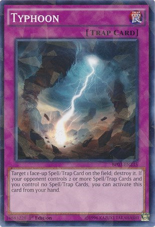 Typhoon (Shatterfoil) (BP03-EN235) [Battle Pack 3: Monster League]