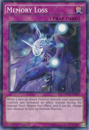 Memory Loss (Shatterfoil) (BP03-EN229) [Battle Pack 3: Monster League]
