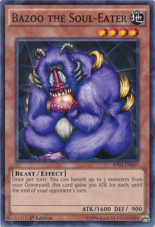 Bazoo the Soul-Eater (Shatterfoil) (BP03-EN002) [Battle Pack 3: Monster League]