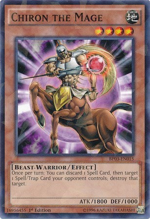 Chiron the Mage (Shatterfoil) (BP03-EN015) [Battle Pack 3: Monster League]