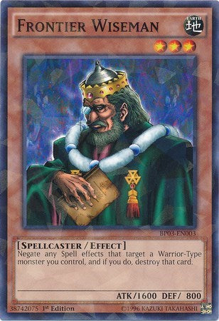 Frontier Wiseman (Shatterfoil) (BP03-EN003) [Battle Pack 3: Monster League]