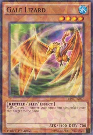 Gale Lizard (Shatterfoil) (BP03-EN007) [Battle Pack 3: Monster League]