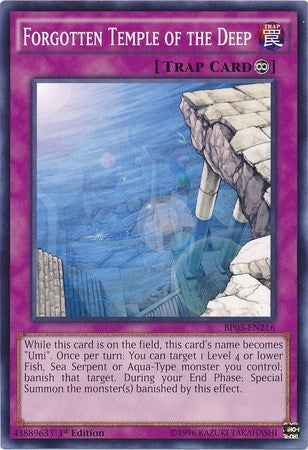 Forgotten Temple of the Deep (BP03-EN216) [Battle Pack 3: Monster League]