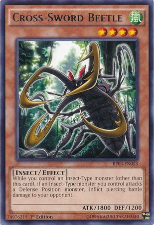 Cross-Sword Beetle (BP03-EN053) [Battle Pack 3: Monster League]