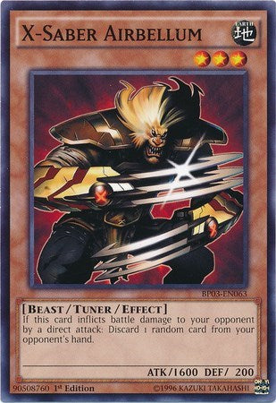X-Saber Airbellum (BP03-EN063) [Battle Pack 3: Monster League]