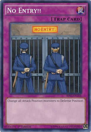 No Entry!! (BP03-EN204) [Battle Pack 3: Monster League]