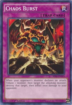 Chaos Burst (BP03-EN203) - Battle Pack 3: Monster League 1st Edition
