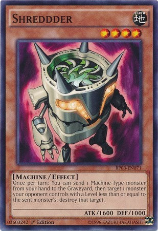 Shreddder (BP03-EN071) [Battle Pack 3: Monster League]