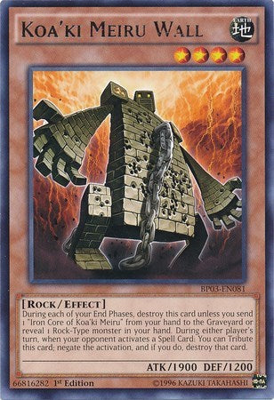 Koa'ki Meiru Wall (BP03-EN081) [Battle Pack 3: Monster League]