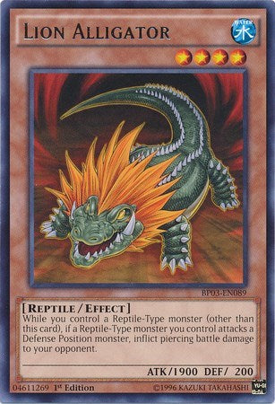 Lion Alligator (BP03-EN089) [Battle Pack 3: Monster League]