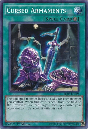 Cursed Armaments (BP03-EN169) [Battle Pack 3: Monster League]